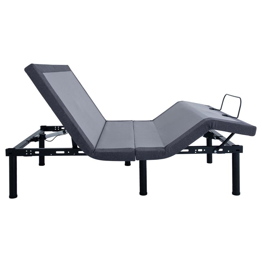 Clara Twin Extra Long Adjustable Bed Base Grey and Black view 11