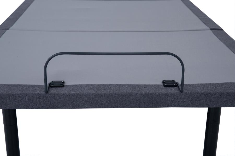 Clara Twin Extra Long Adjustable Bed Base Grey and Black view 13