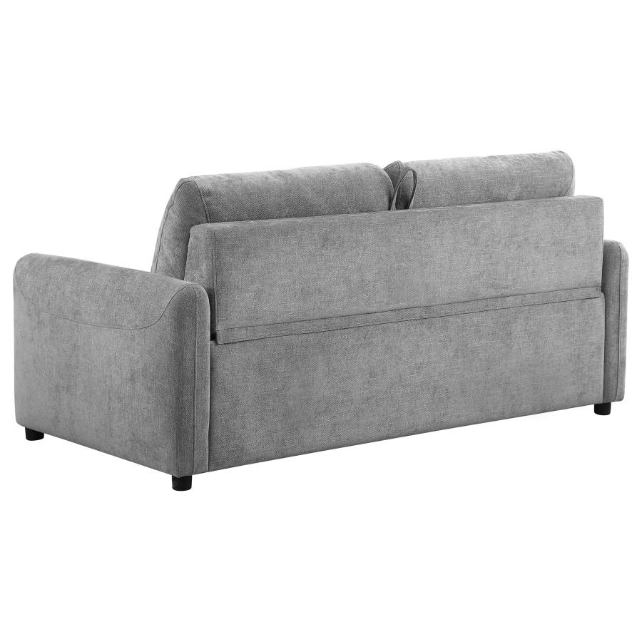 Rylie Upholstered Sofa Sleeper with Queen Mattress Grey view 8