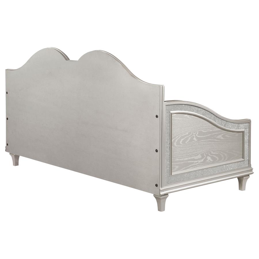 Evangeline Upholstered Twin Daybed Silver Oak view 8