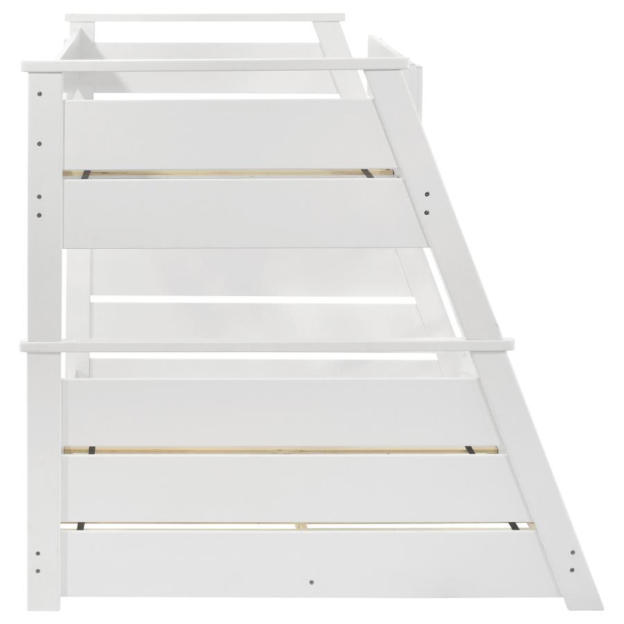 Holden Wood Veneer Twin Over Full Bunk Bed White view 11