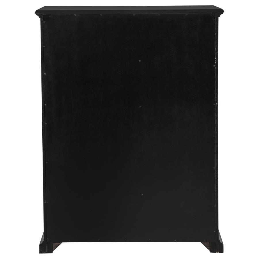 Sumerlin 6-drawer Bedroom Chest of Drawers Black view 8