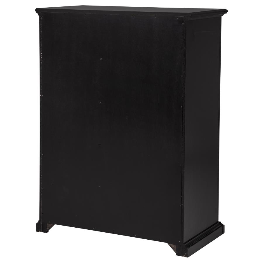 Sumerlin 6-drawer Bedroom Chest of Drawers Black view 9