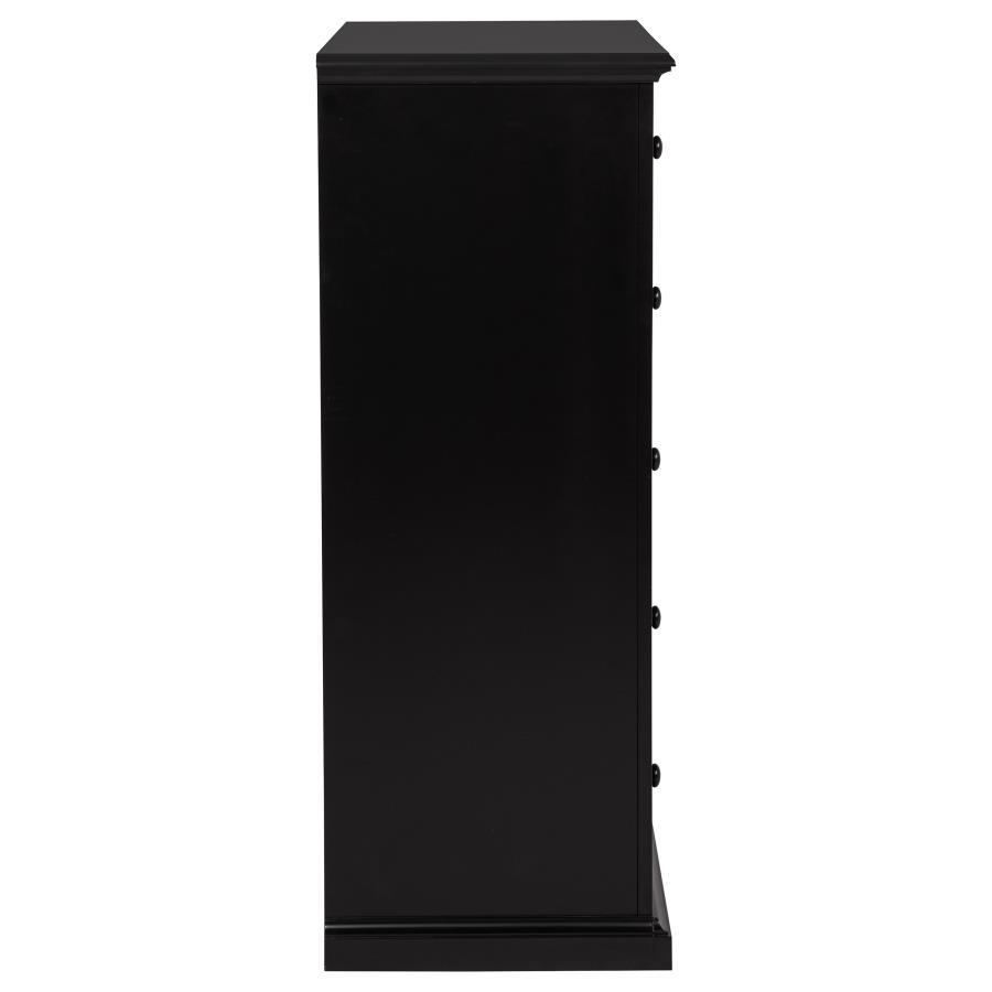 Sumerlin 6-drawer Bedroom Chest of Drawers Black view 10
