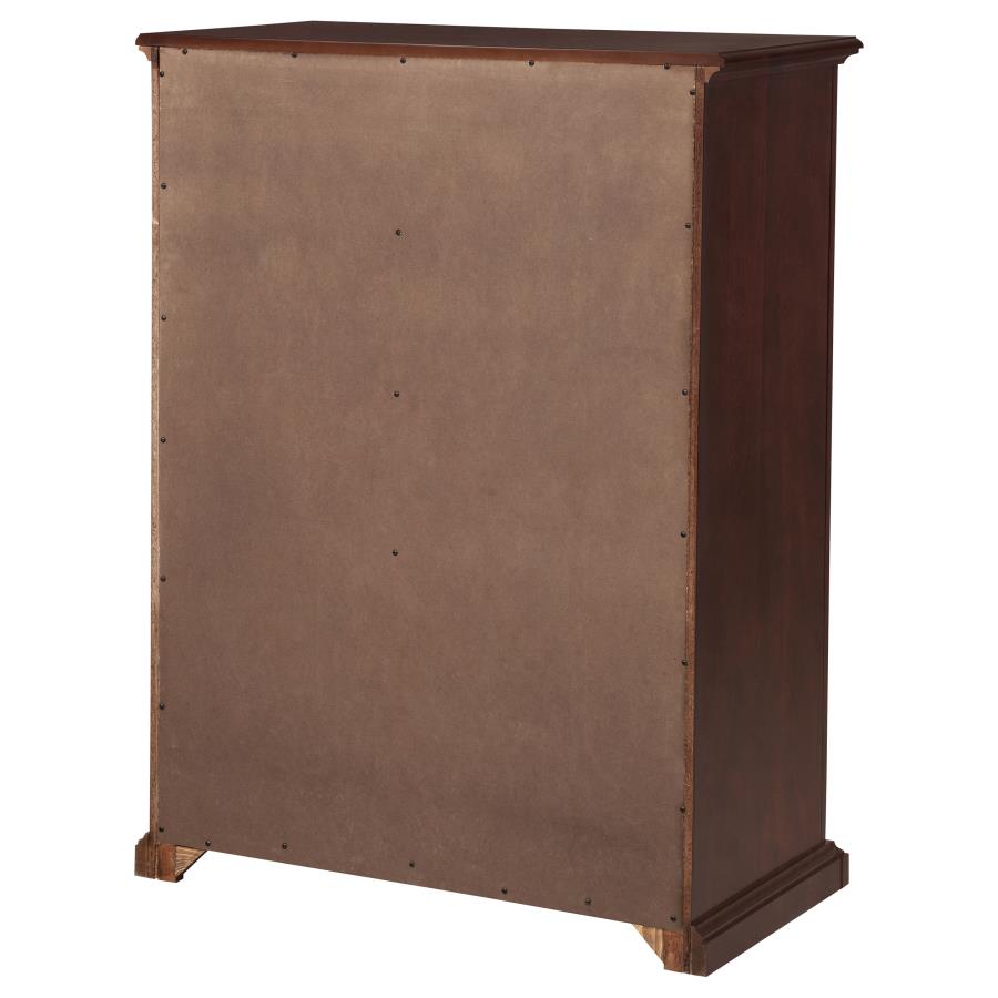 Sumerlin 6-drawer Bedroom Chest of Drawers Cappuccino view 9