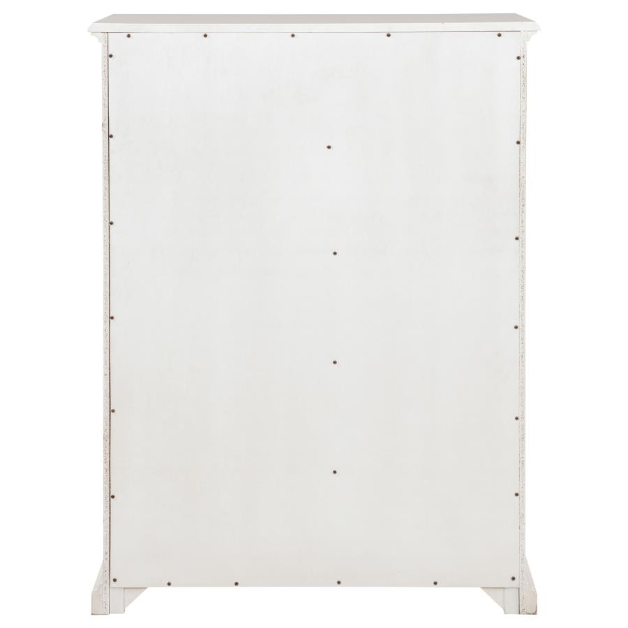Sumerlin 6-drawer Bedroom Chest of Drawers White view 8