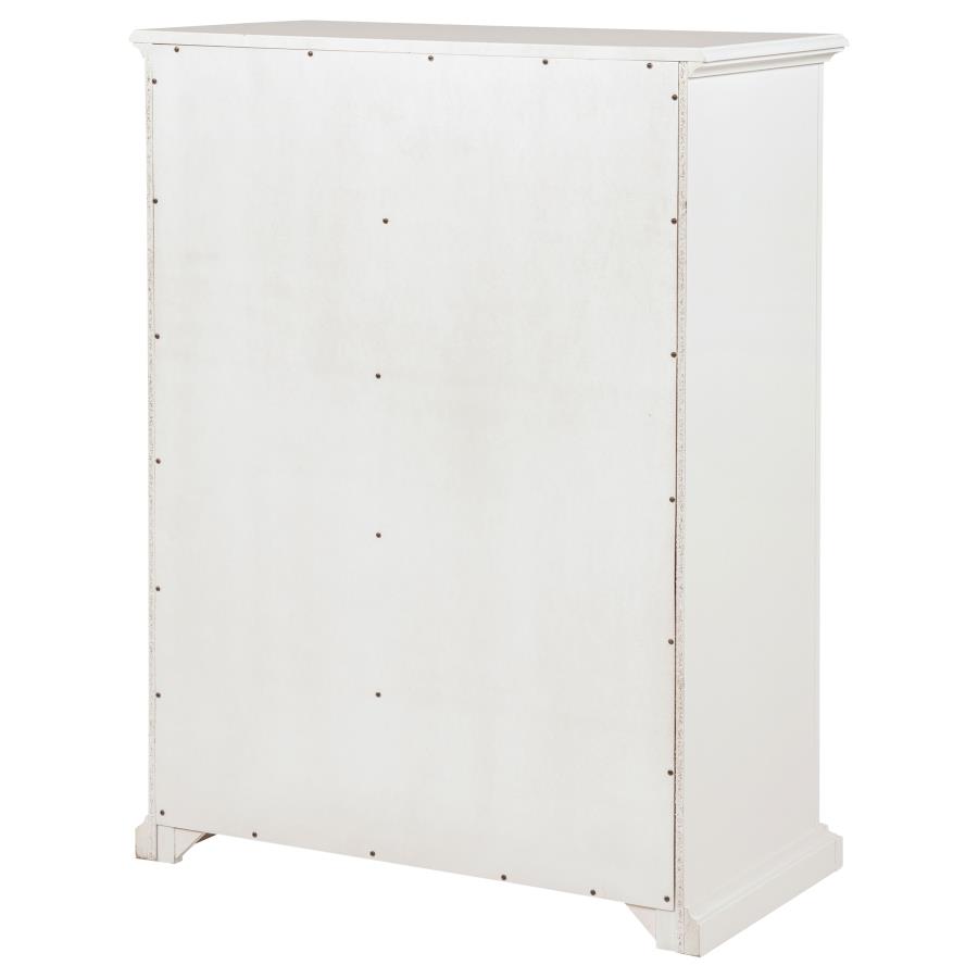 Sumerlin 6-drawer Bedroom Chest of Drawers White view 9