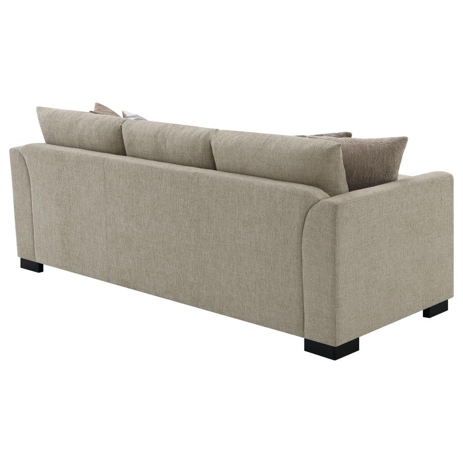 Storey Upholstered Sleeper Sectional Chaise Sofa Camel view 14