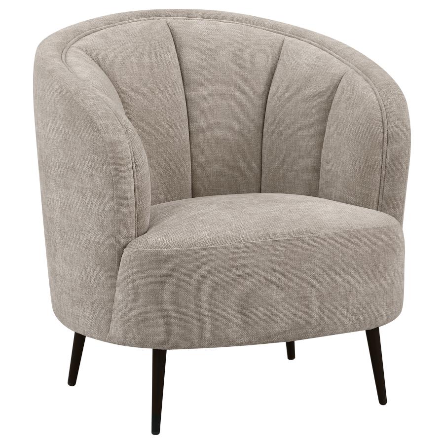 Ellorie 3-piece Upholstered Curved Sofa Set Beige view 9