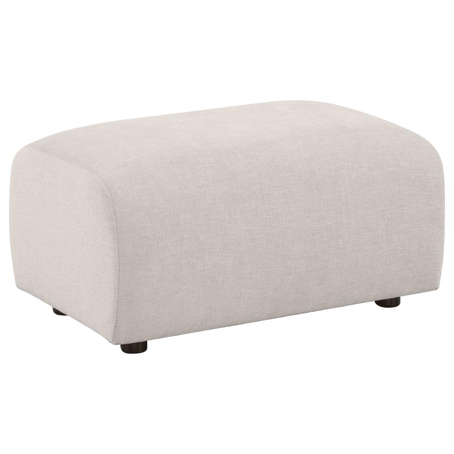Burnett 4-piece Chenille Upholstered Sofa Set Ivory view 9