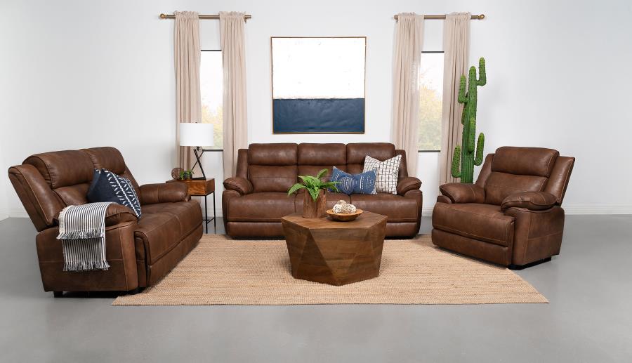 Ellington Upholstered Padded Arm Accent Chair Dark Brown view 12