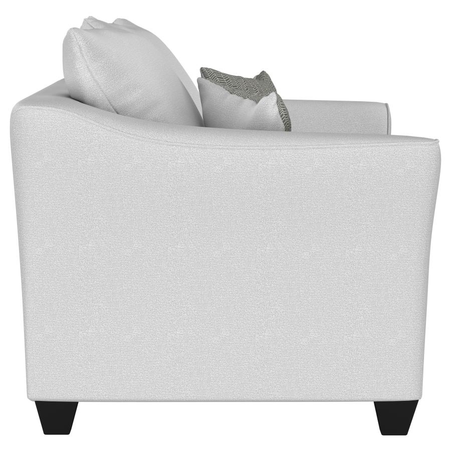 Salizar Upholstered Flared Arm Loveseat Sand view 9