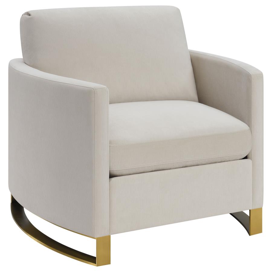 Corliss 3-piece Upholstered Arched Arm Sofa Set Beige view 9