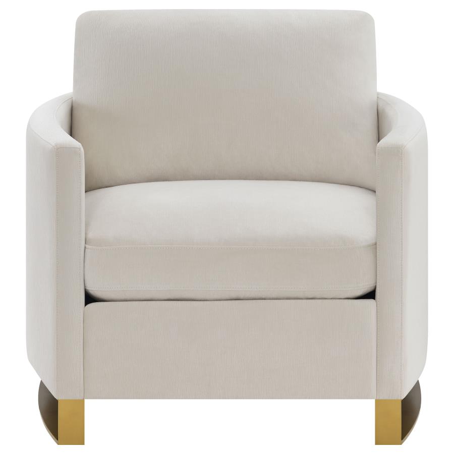Corliss 3-piece Upholstered Arched Arm Sofa Set Beige view 10