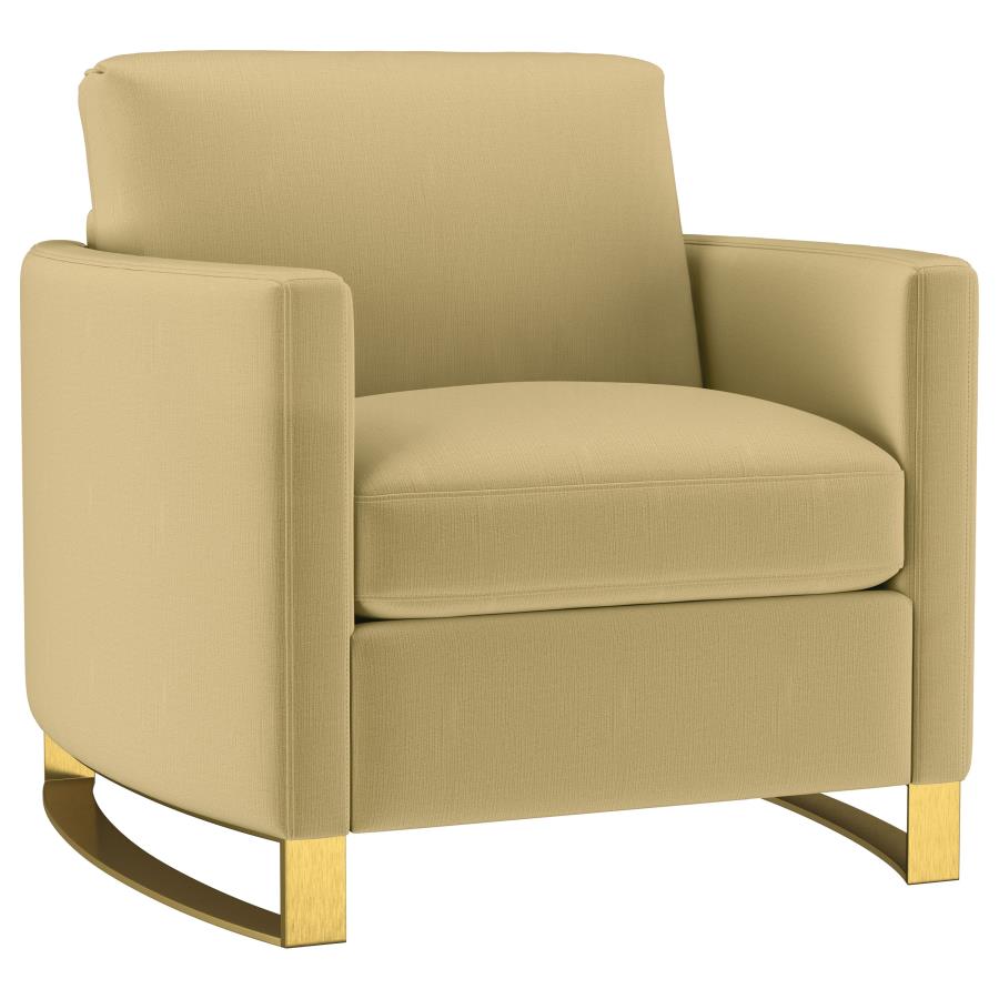 Corliss 3-piece Velvet Upholstered Sofa Set Camel view 9