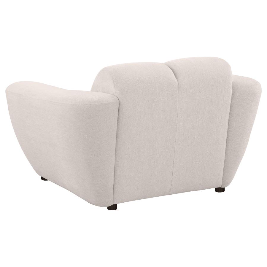 Destino 3-piece Chenille Splayed Arm Sofa Set Greige view 8