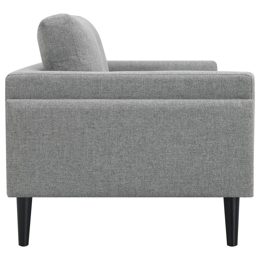 Rilynn Upholstered Track Arm Loveseat Grey view 8