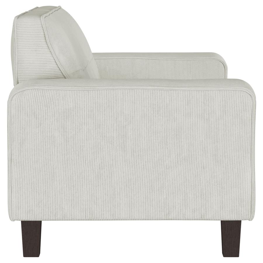 Deerhurst 2-piece Upholstered Track Arm Sofa Set Greige view 10