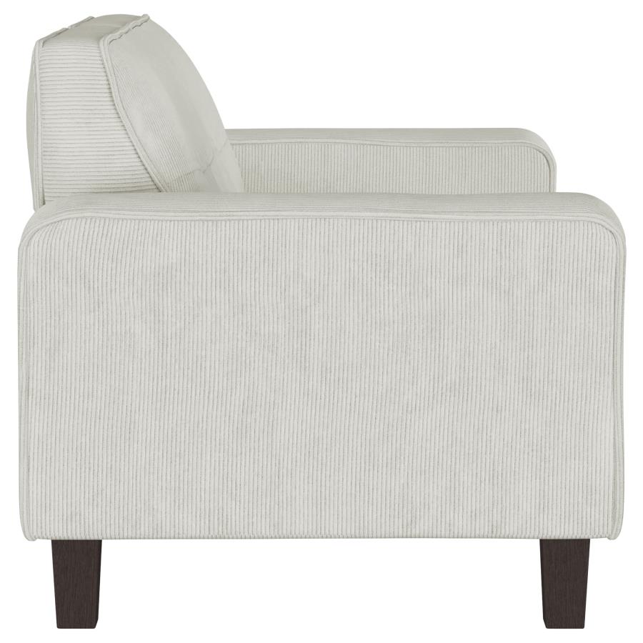 Deerhurst 3-piece Upholstered Track Arm Sofa Set Greige view 10