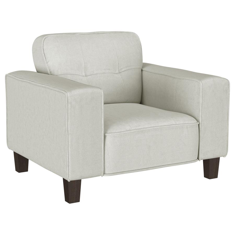 Deerhurst 3-piece Upholstered Track Arm Sofa Set Greige view 11