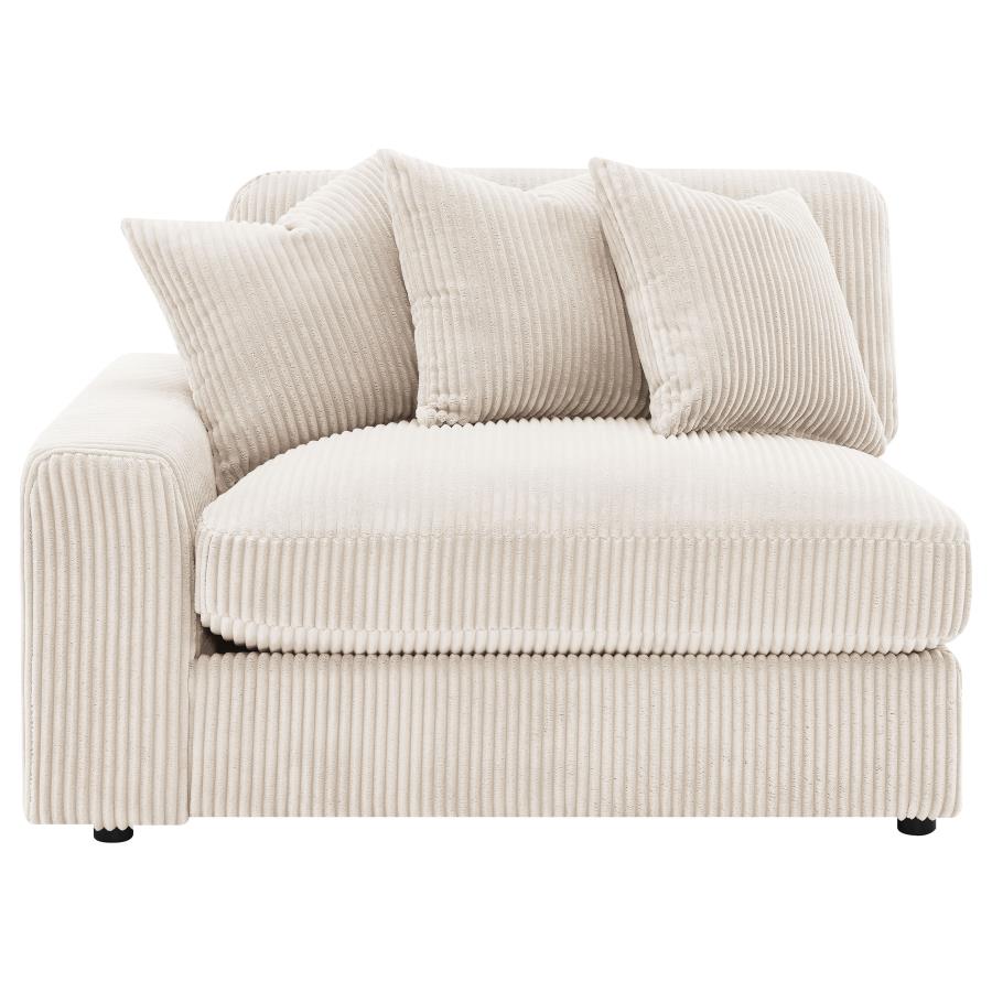 Blaine Upholstered Reversible Chaise Sectional Sofa Sand view 11