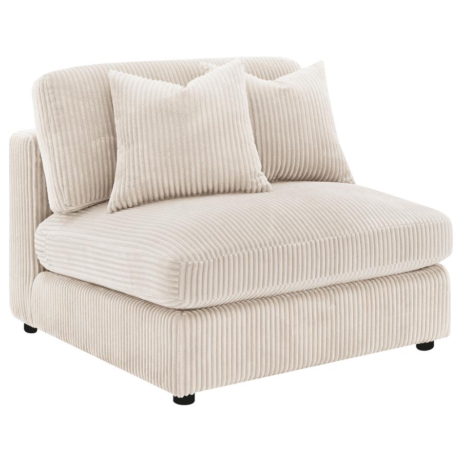 Blaine Upholstered Reversible Chaise Sectional Sofa Sand view 12
