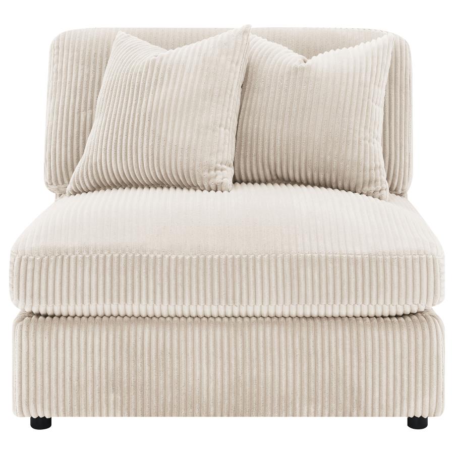 Blaine Upholstered Reversible Chaise Sectional Sofa Sand view 13