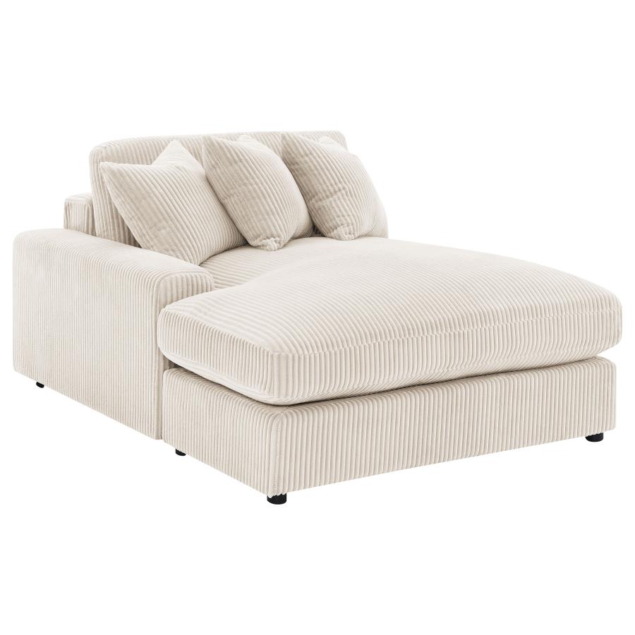 Blaine Upholstered Reversible Chaise Sectional Sofa Sand view 11