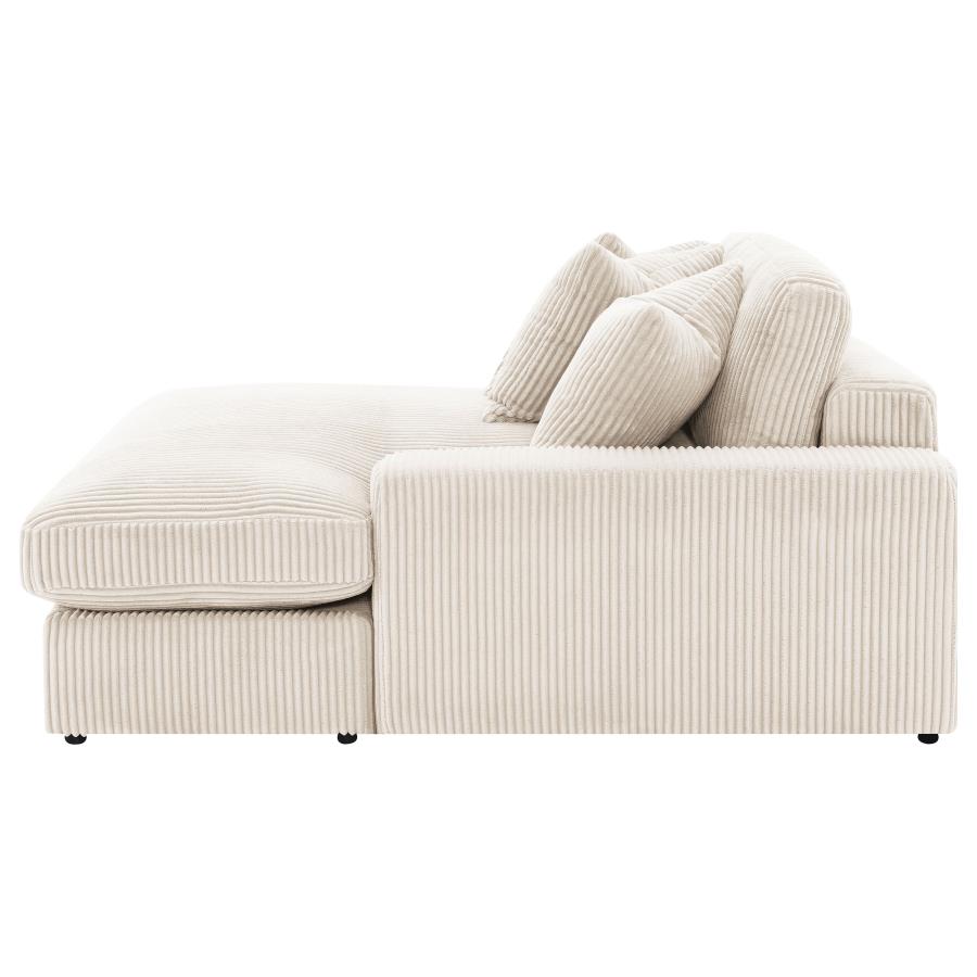 Blaine Upholstered Reversible Chaise Sectional Sofa Sand view 13