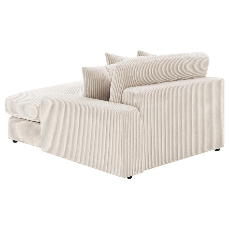 Blaine Upholstered Reversible Chaise Sectional Sofa Sand view 14