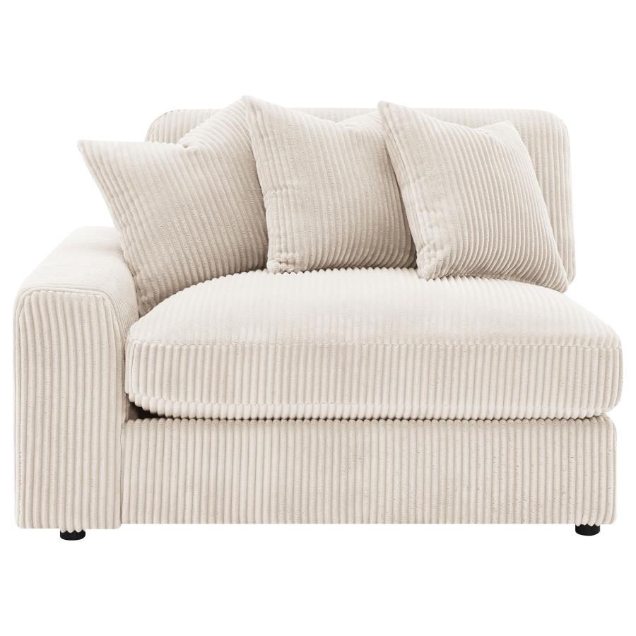 Blaine Upholstered Reversible Chaise Sectional Sofa Sand view 16