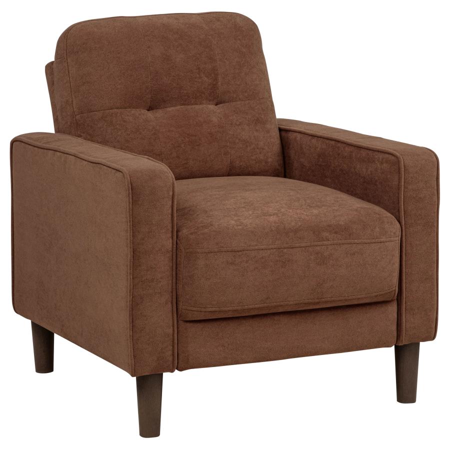 Bowen II 3-piece Fabric Upholstered Track Arm Sofa Set Rust view 11
