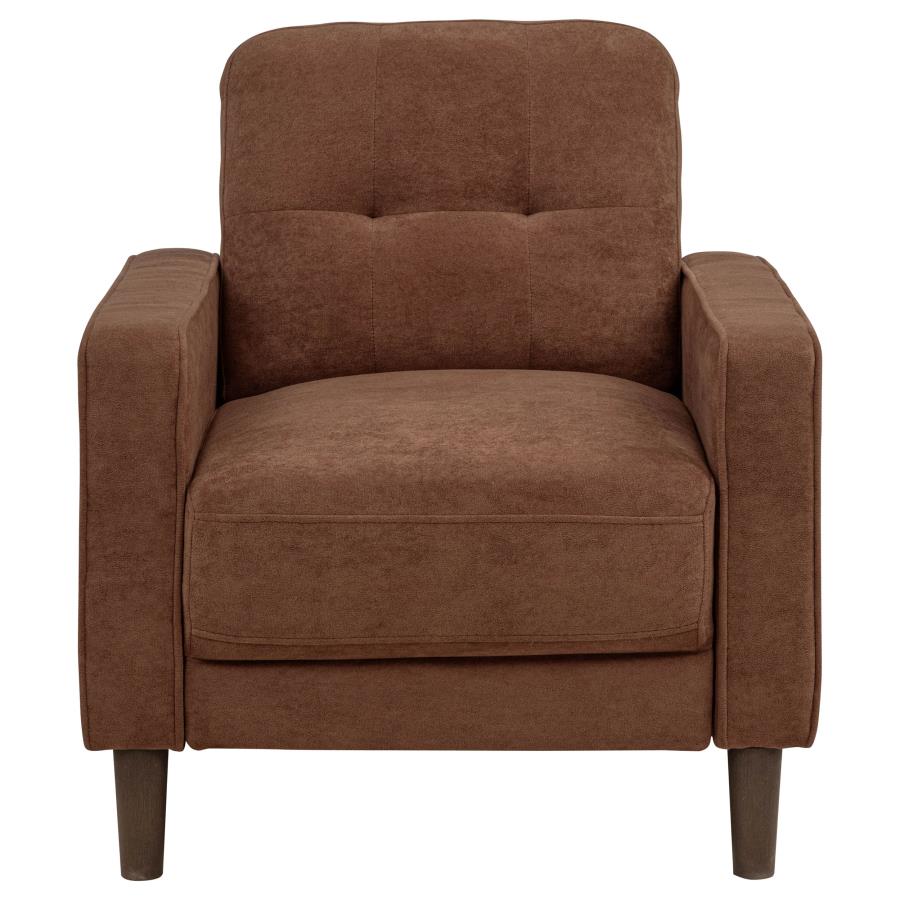 Bowen II 3-piece Fabric Upholstered Track Arm Sofa Set Rust view 12