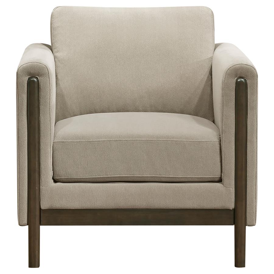 Islington 3-piece Upholstered Panel Arm Sofa Set Taupe view 12