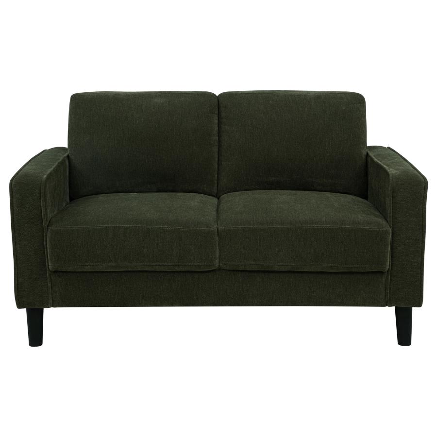 Ruth 2-piece Fabric Upholstered Track Arm Sofa Matcha Green view 8
