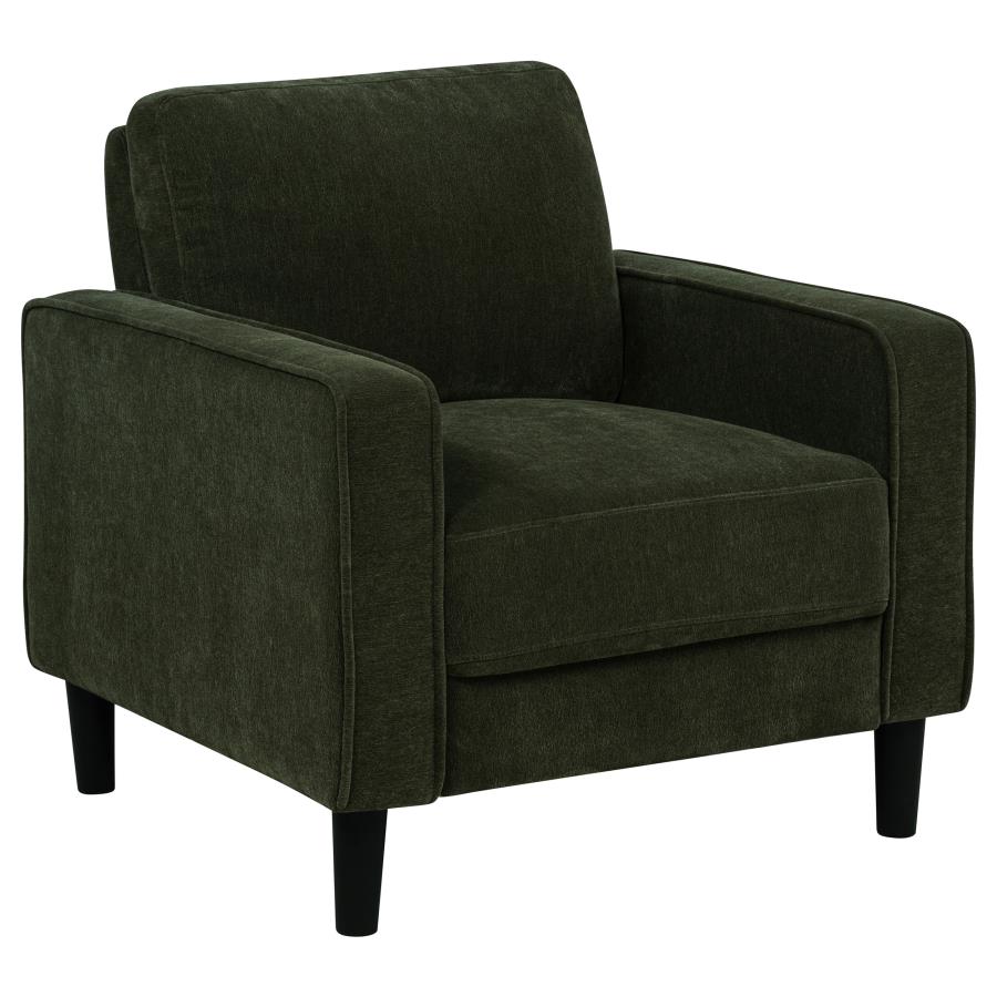 Ruth 3-piece Fabric Upholstered Track Arm Sofa Matcha Green view 11