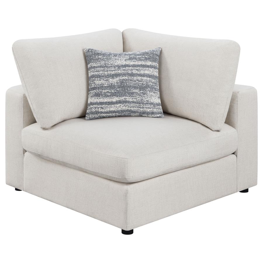 Serene 6-piece Upholstered Modular Sectional Sofa Beige view 8