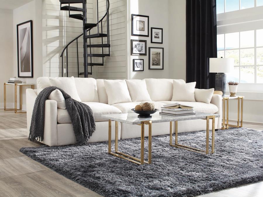 Hobson Upholstered RAF Chair Ivory view 8