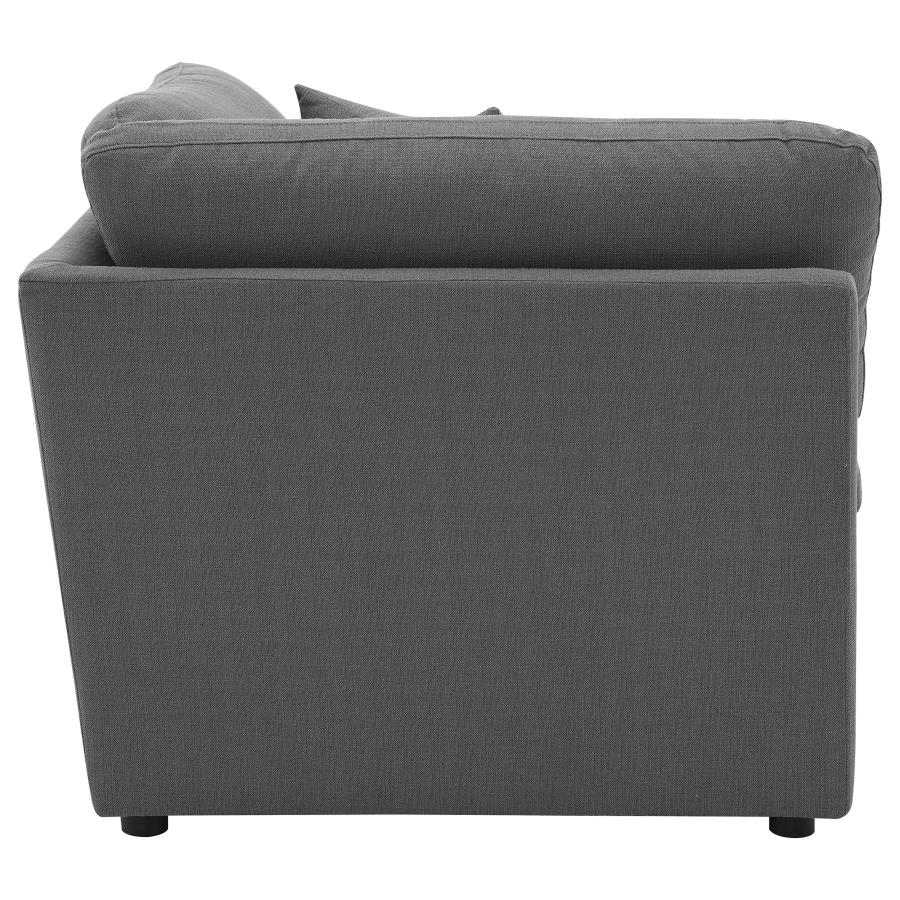 Hobson Upholstered Corner Charcoal view 8