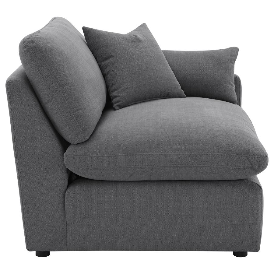 Hobson Upholstered RAF Chair Charcoal view 8