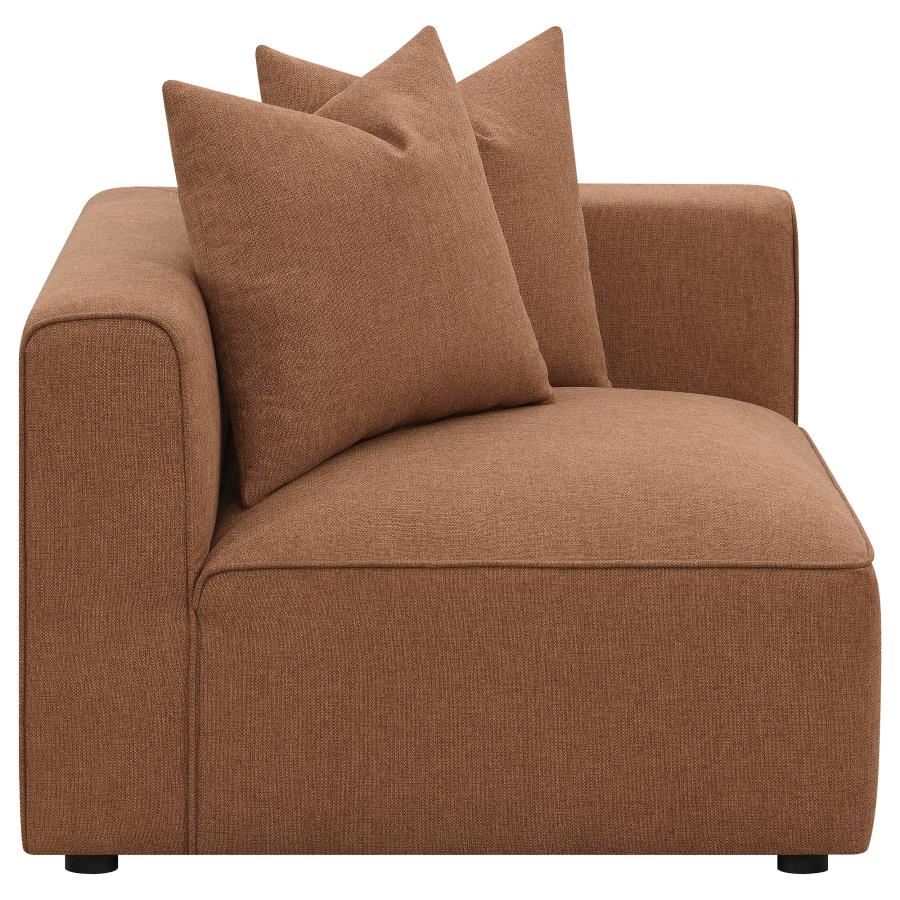 Jennifer 6-piece Upholstered Modular Sectional Terracotta view 11