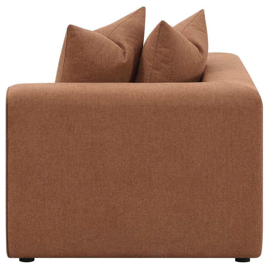 Jennifer 6-piece Upholstered Modular Sectional Terracotta view 13