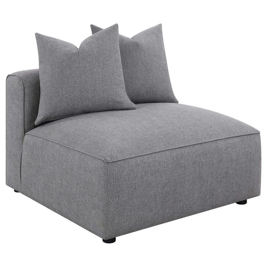 Jennifer 6-piece Upholstered Modular Sectional Grey view 8