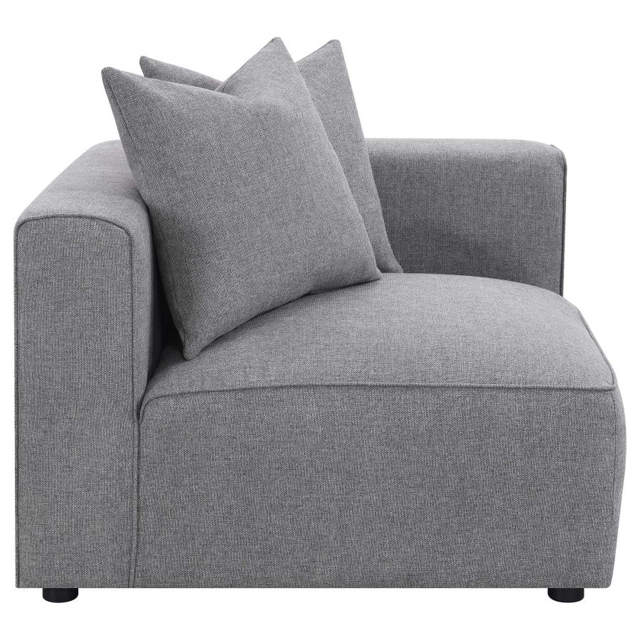 Jennifer 6-piece Upholstered Modular Sectional Grey view 11