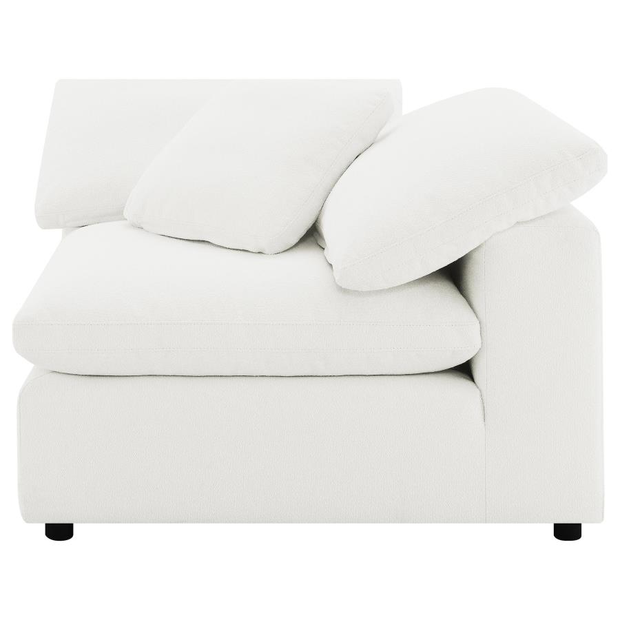 Raleigh 5-piece Boucle Upholstered Modular Sectional Ivory view 9