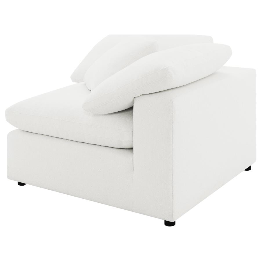 Raleigh 5-piece Boucle Upholstered Modular Sectional Ivory view 10