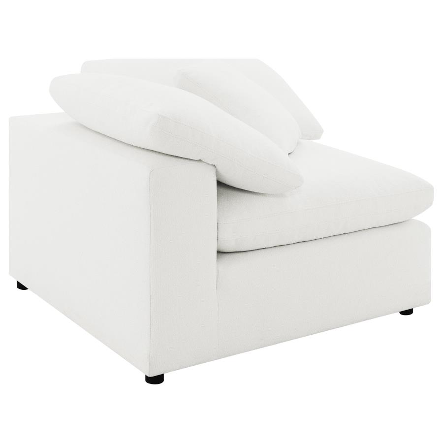 Raleigh 5-piece Boucle Upholstered Modular Sectional Ivory view 12