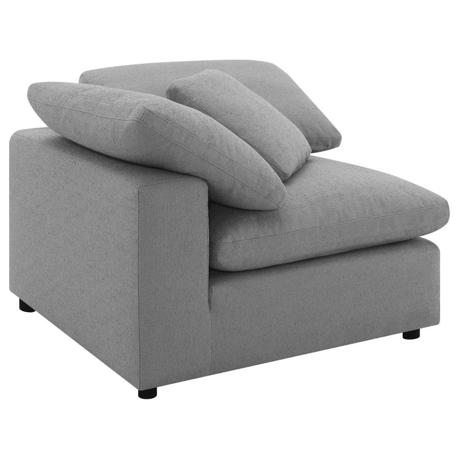 Raleigh 5-piece Boucle Upholstered Modular Sectional Grey view 12