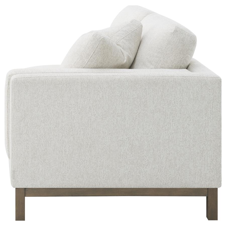 Geneva Boucle Upholstered Sectional Chaise Sofa Sand view 9