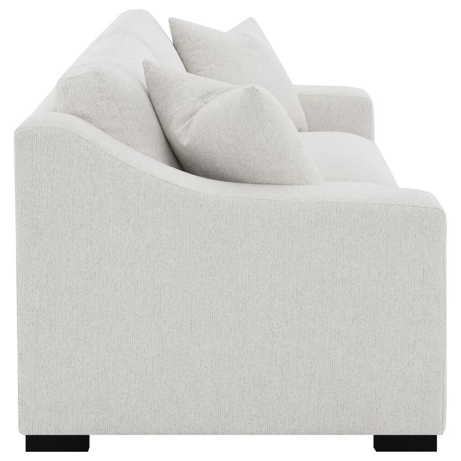 Ashlyn Fabric Upholstered Track Arm Sofa Sand view 8